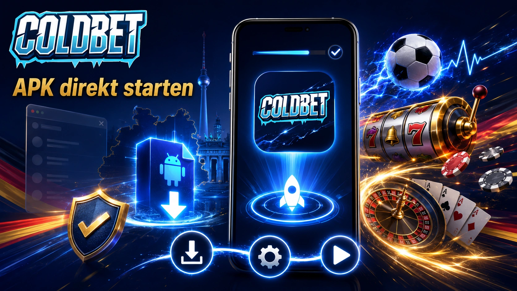 ColdBet APK direkt starten — App-Icon auf dem Startbildschirm