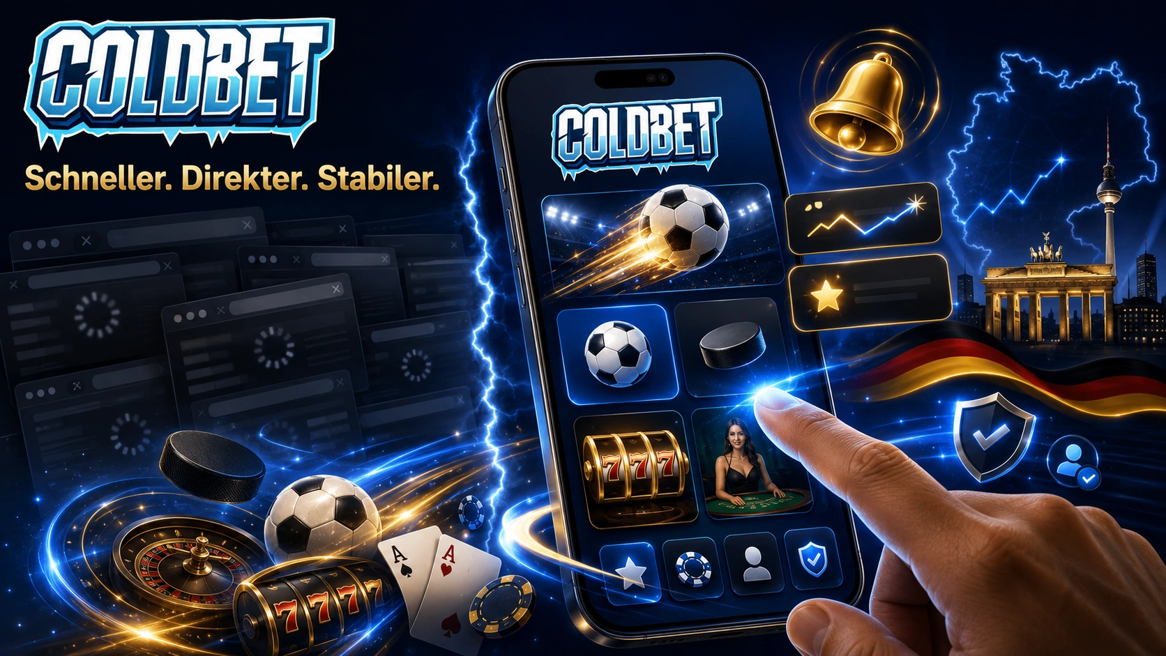 ColdBet App — Dashboard und Funktionen