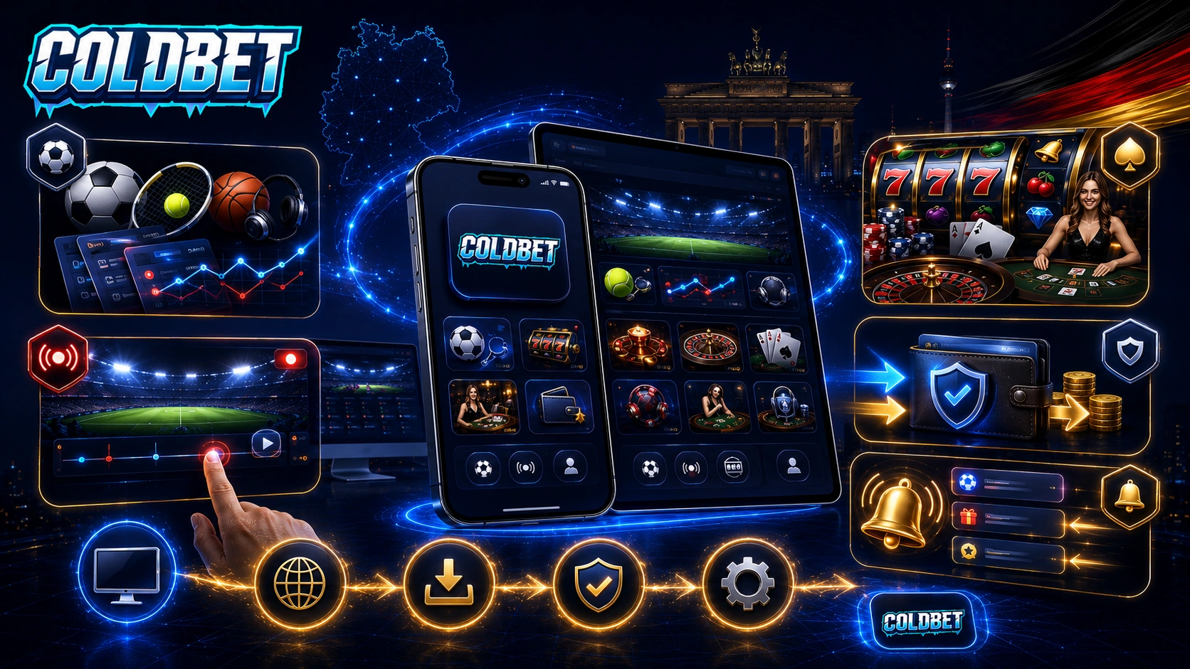 ColdBet iOS — Dashboard und Funktionen
